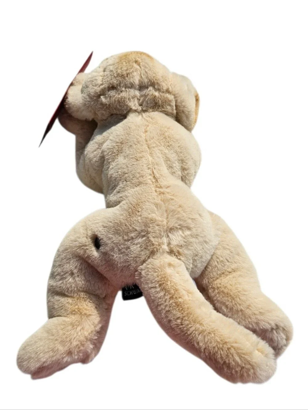 FAO Schwarz 10-inch Labrador Golden Retriever Plush Toy With Pet Adoption Cert